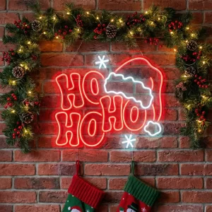 Ho Ho Ho Christmas Merry Xmas Neon Sign