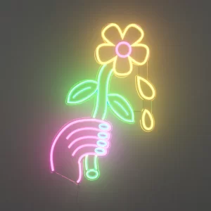 Lazy Daisy by Emily Eldridge Neon Sign