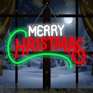 Merry Christmas Neon Design Christmas Neon Sign