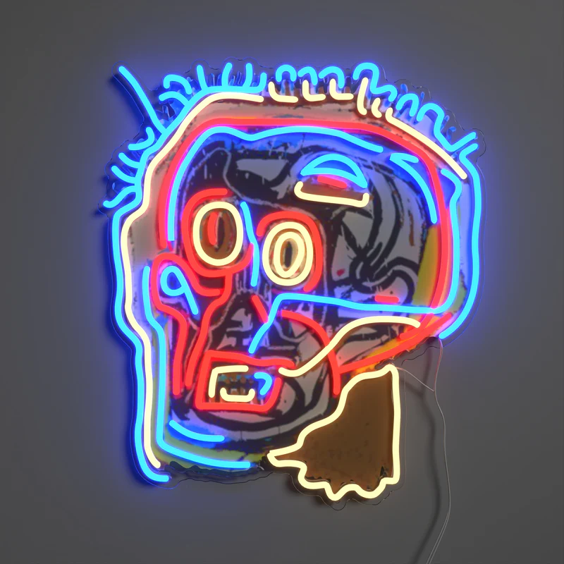 Untitled (Head) 2 Untitled Head Neon Sign - neon lights (24In x 24In) - Image 3