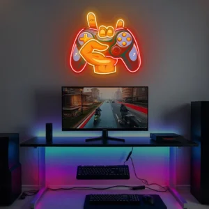 gambling games neon sign (copy)