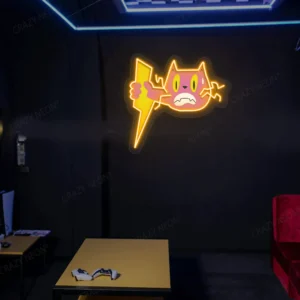 zap meow neon artwork