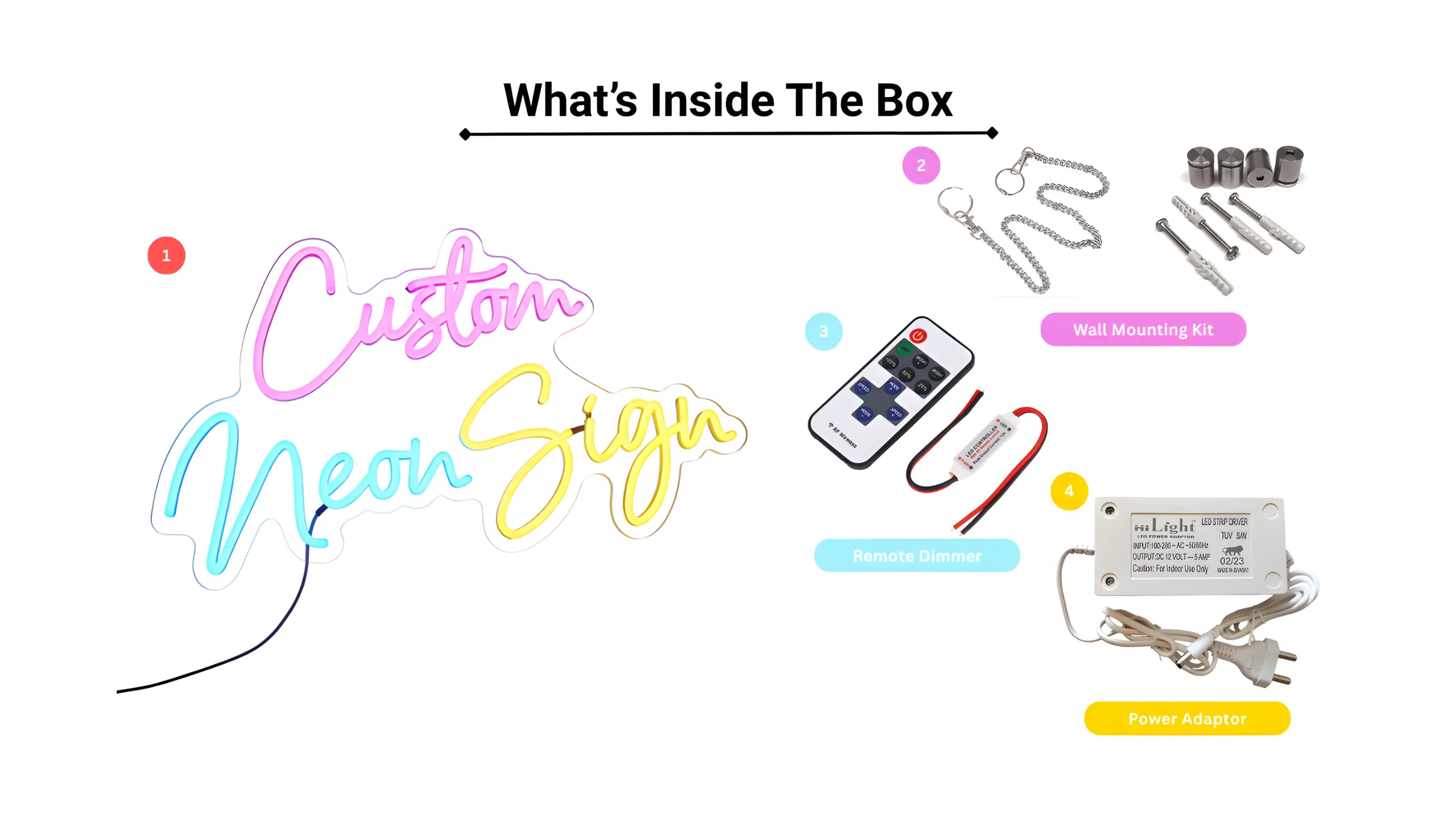 Custom Neon Sign Banner