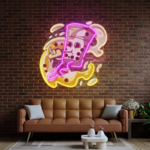 blue wolf head personalised neon light | custom led neon signs for room & shop (copy)