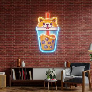 boba coffee surfing custom neon letters & led neon sign board | neon lights for bedroom (copy)