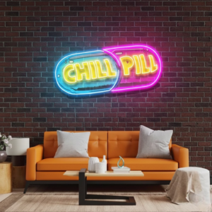 chili cheese nachos custom neon letters | led neon signs for room, bedroom & gaming setup (copy)
