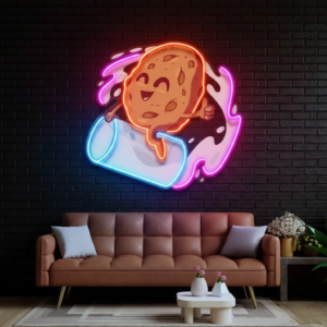 colorful wolf custom uv print neon sign board | personalised neon name light | led neon signs for room, shop & wall decor (copy)