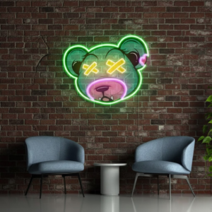 david vibing personalised uv printed neon sign board | custom led neon lights for room (copy)