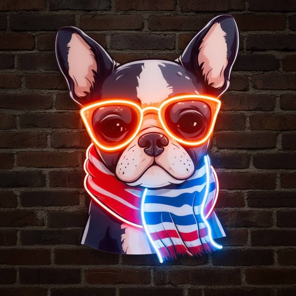 dj electro music led uv printed neon sign | custom neon light board for room, bedroom & shop