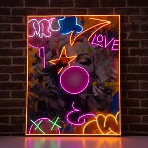 eagle head custom uv printed led neon board | neon lights for bedroom & shop sign (copy)