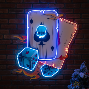 fried chicken uv print led neon display sign | custom neon lights for home, room & shop (copy)